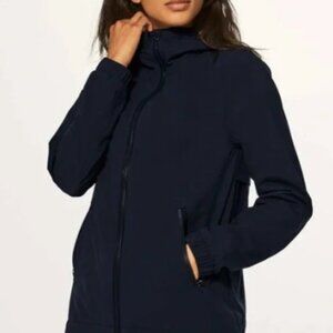 Lululemon Rise and Shine Rain Jacket Black Size 4